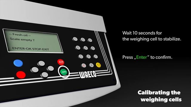 WAECO | AirCon Service Center (ASC) – Calibrating The Weighing Cells