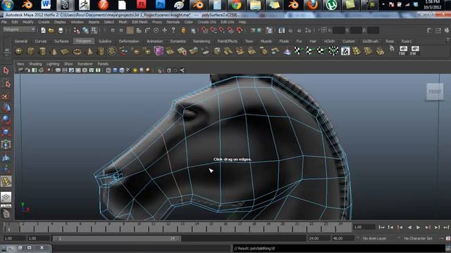 Knight Modeling Process смотреть онлайн