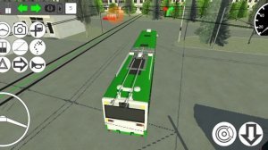 Поездка на троллейбусе Mercedes. Маршрут №5. С информатором! Micro Trolleybus Simulator