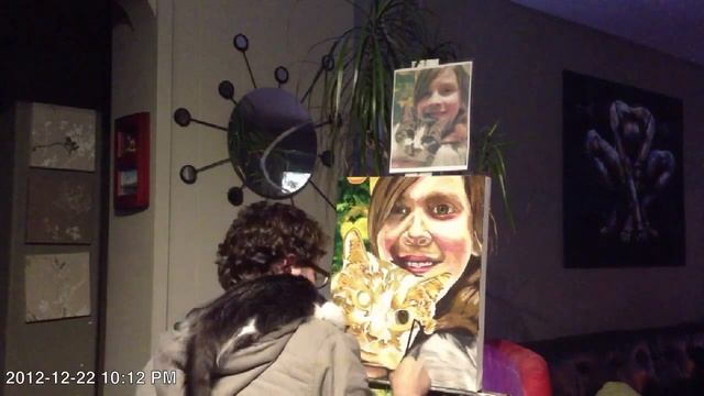 Time Lapse Pet Portrait Painting смотреть онлайн