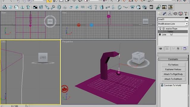Autodesk 3ds Max - Reactor - Seil / Rope - TuT 3 - Anfänger - Deutsch смотреть онлайн
