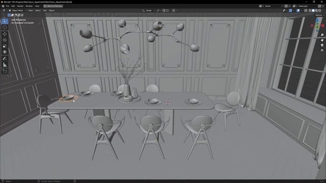 FULL PROJECT BREAKDOWN Neo Classic Interior | Blender Arch-Viz Series смотреть онлайн