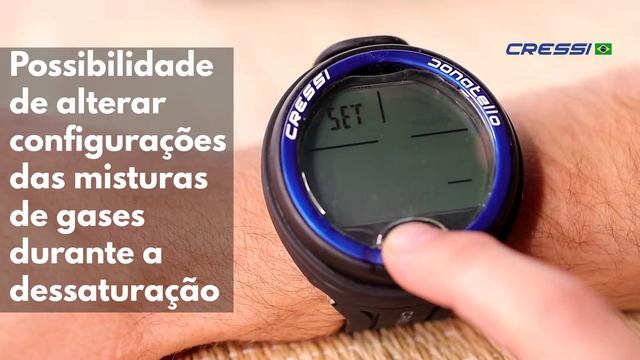 Computador De Mergulho Cressi Donatello