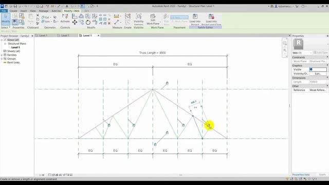 How to Create Family-Fink Truss in Revit 2023 смотреть онлайн