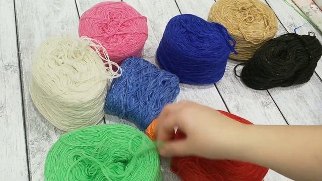 Покупка пряжи, готовая работа