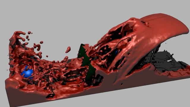 Blender Fluid Simulation - Blood Red смотреть онлайн