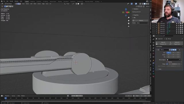 Blender Creating a Scifi Dreadnought смотреть онлайн