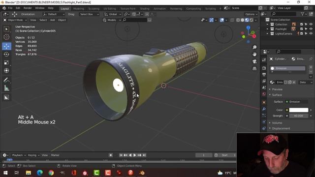 BLENDER: Simple Flashlight (Part 5) смотреть онлайн