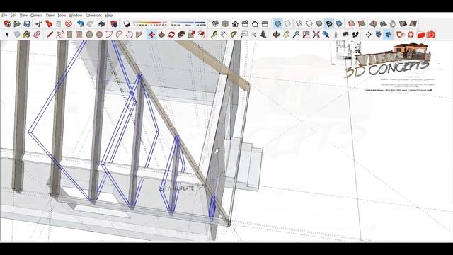 Architecture with SketchUp by VIEWS 3D Concepts_ TIMBER ROOF FROM SCRATCH смотреть онлайн