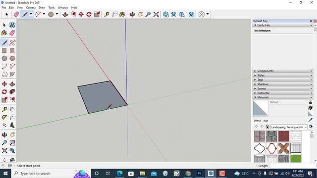 Locking the Green, Red and Blue Axes in Sketchup смотреть онлайн