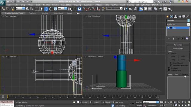 tutorial bones di base 3ds max смотреть онлайн