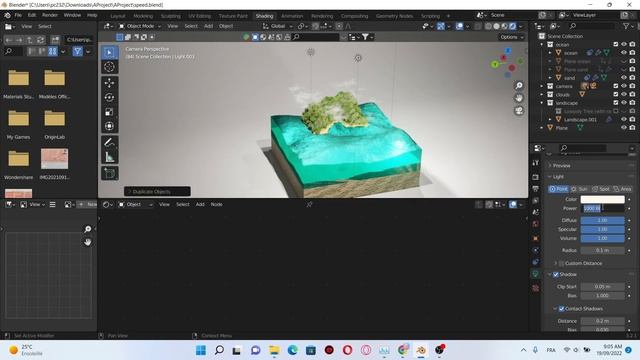 blender speed art island смотреть онлайн