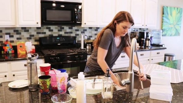 GROCERY HAUL AND KITCHEN SPEED CLEANING ROUTINE // CLEAN WITH ME