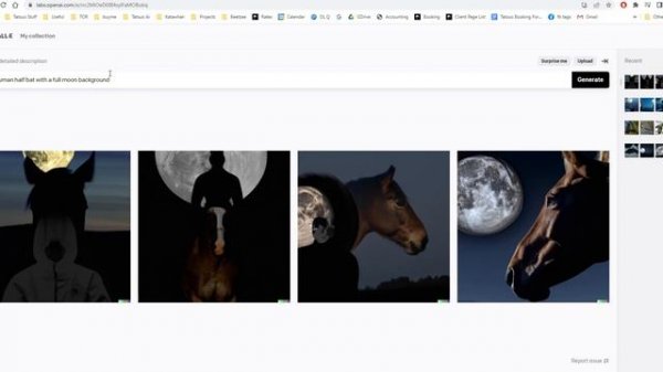 DALL-E (Open AI) First Experience