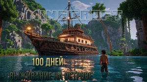 100 ДНЕЙ ВЫЖИВАНИЯ НА ОСТРОВЕ В РЕАЛИСТИЧНОМ МАЙНКРАФТЕ СЕРИАЛ ОТ SPNSTAR #PhysicsMod #майнкрафт