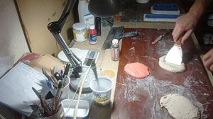3 Мастерская Babrust. Рецепт оселкового мрамора с клеем ПВА. Часть1