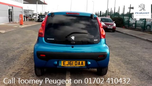 EJ61OAA Peugeot 107 Sportium 1l Used Peugeot 107 TOOMEY SOUTHEND смотреть онлайн