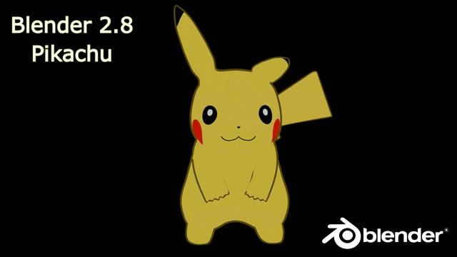 Pikachu in Blender 2.8 (Toon Shading) смотреть онлайн