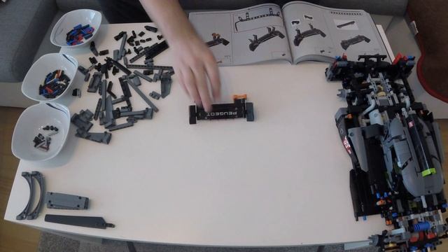 Lego Technic PEUGEOT Le Mans Hybrid Hypercar (42156) part 04 in 4K смотреть онлайн