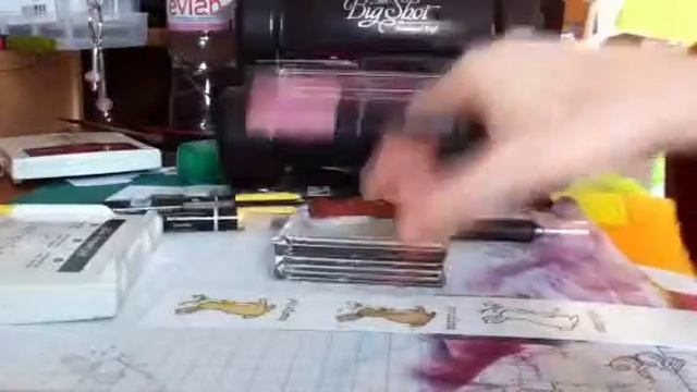 Colouring with markers and blender pens Stampin' up! смотреть онлайн