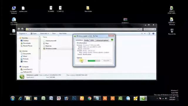 HOW TO ACTIVATE WINDOWS 7 (32BIT/64BIT) INSTALL WINDOWS LOADER AND ACTIVE смотреть онлайн