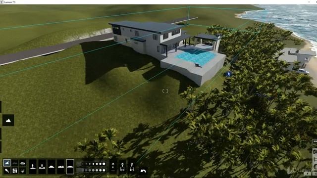 Sketchup + Lumion 7.5 Importing your Sketchup Model and editing Materials смотреть онлайн