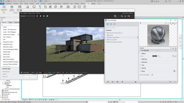 Vray for Revit - Revit 2022 Vray 5 Exterior Rendering # 2 смотреть онлайн