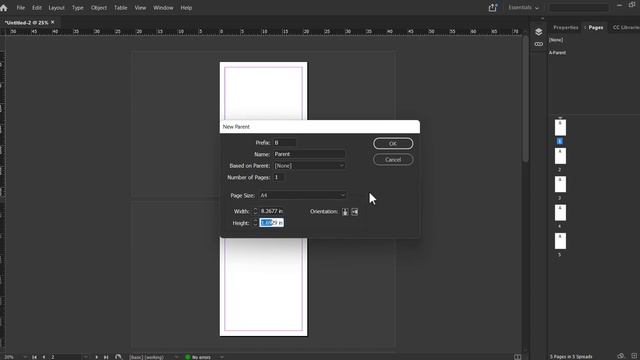 Add multiple pages with different sizes in InDesign | Hindi | смотреть онлайн