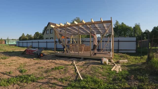 Беседка. Утепление стен смотреть онлайн