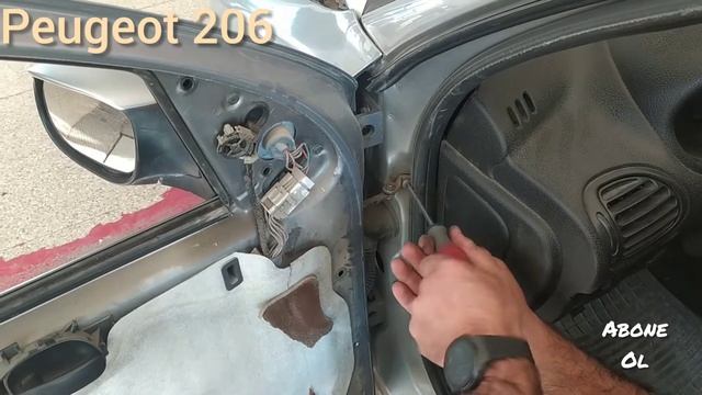 PEUGEOT 206 KAPI GERGİ DEĞİŞİMİ DOOR TENSIONER REPLACEMENT REMPLACEMENT DU TENDEUR DE PORTE PEUGEOT смотреть онлайн