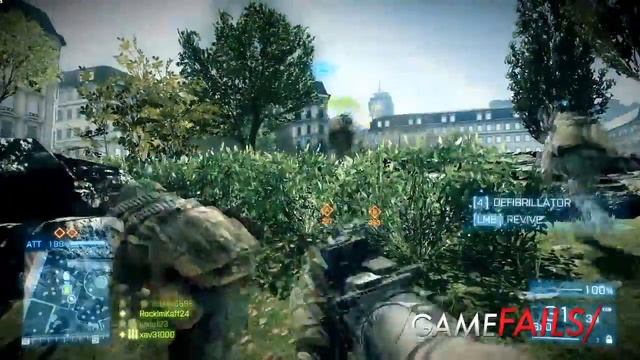 Game Fails: Battlefield 3 "Thanks to the crack team of medical specialists" смотреть онлайн