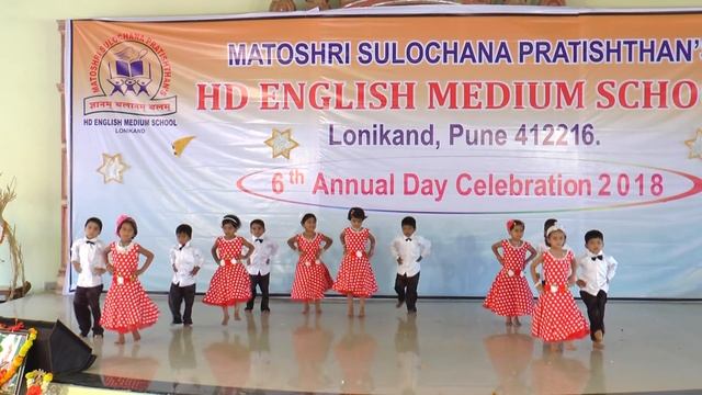Zoobi doobi - HD English Medium School Gathering Dance - 2017-18