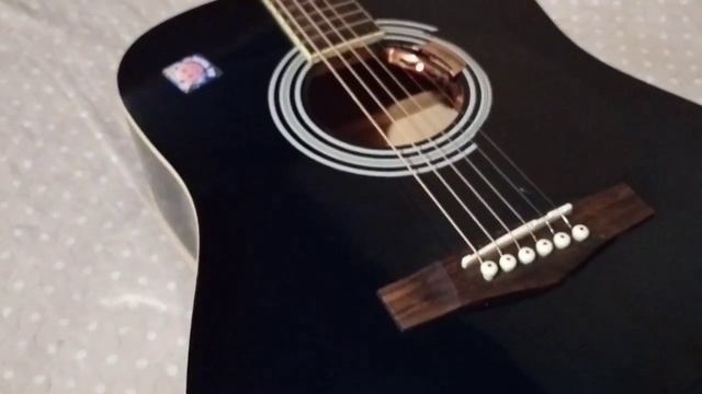 Установка звукоснимателя Guitto GGPO1 на акустическую гитару.