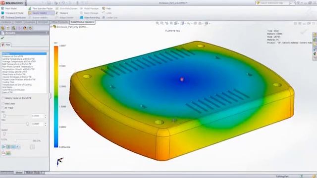 SolidWorks Plastics смотреть онлайн