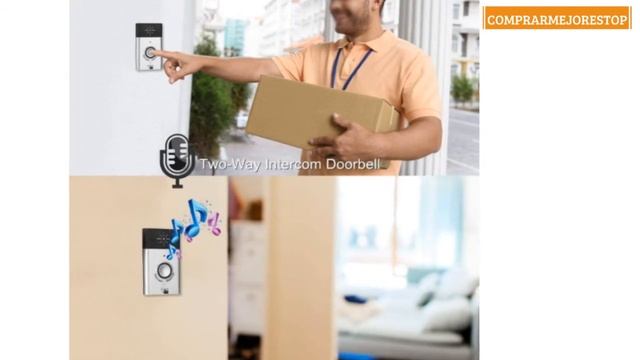 Timbre inalámbrico, timbre con intercomunicador bidireccional de voz inalámbrico inteligente смотреть онлайн