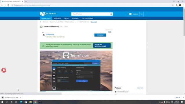 How to Download and Install Wise Data Recovery For Windows смотреть онлайн
