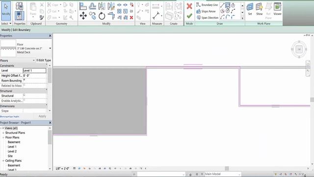 Autodesk Revit 2017 - Creating Floor Openings смотреть онлайн