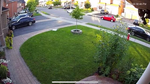 Surveillance video shows violent carjacking from Brampton home смотреть онлайн