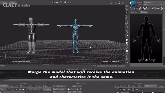 How to transfer animations used the motion builder смотреть онлайн