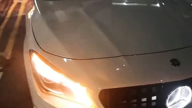 Mercedes CLA dynamic signal light led, Emblem light смотреть онлайн