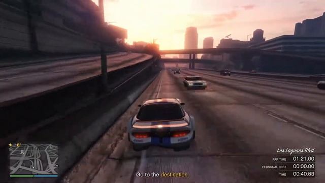 GTA Online HSW Time Trial - East Vinewood #BansheeHSW смотреть онлайн