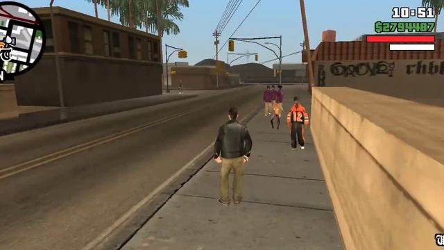 Playing as Claude in GTA SA MODS смотреть онлайн