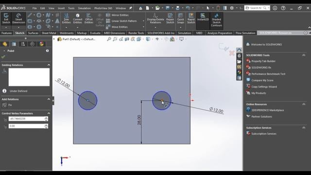 SolidWorks 2024 3D modeling problem for practices for beginners смотреть онлайн