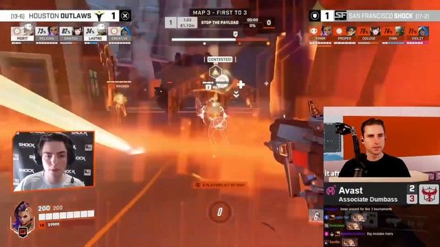 Avast co-streams Houston Outlaws vs SF Shock | OWL Season 5 - Week 21 - Day 4 - Match 3 смотреть онлайн