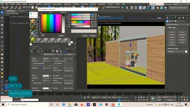 Simple Glass material adjustments for beginners-3ds max With Exterior Files смотреть онлайн