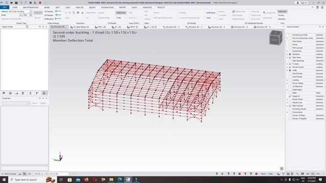 17. Fix Buckling Mode in Tekla Structural Designer смотреть онлайн