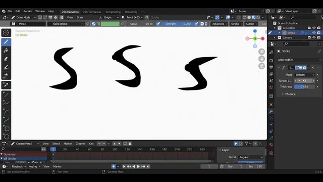 Blender Modifiers - DOT DASH, ENVELOPE, LENGTH смотреть онлайн