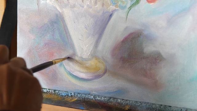 Concetta Painting LIVE Painting At The IN Gallery