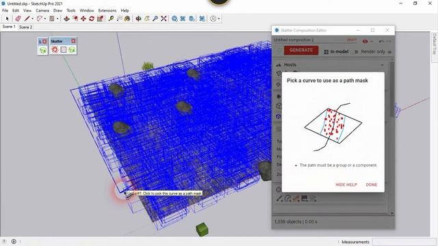 How to use Skatter 2.1.3 Plugin in SketchUp смотреть онлайн