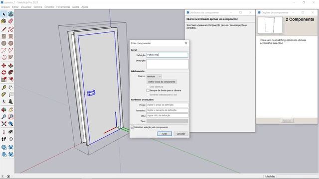 Componentes Dinâmicos - Parte 7 - Desenvolvimento SketchUp смотреть онлайн